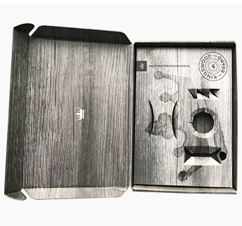 corrugated postage box, E flute corrugated box printed on both sides, custom double sided printed corrugated packaging box, printed folding carton