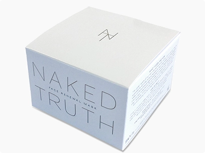 matte white cosmetic paper box, cosmetic folding carton, cosmetic packaging box