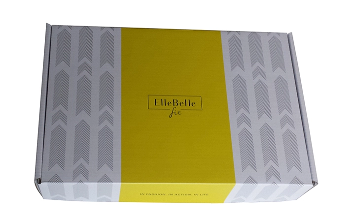 E flute printed box, mailer