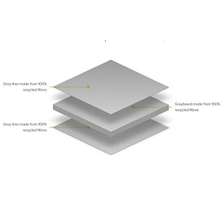 eska board rigid paper box, cardboard gift box