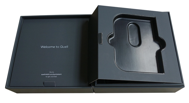 blister insert or thermoformed tray inside the rigid box and cosmetic box