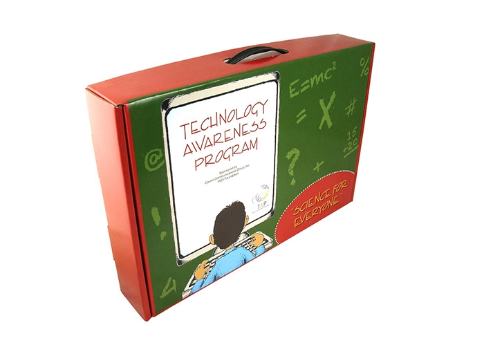 corrugated carrying box with the plastic handle, corrugated printed boxes