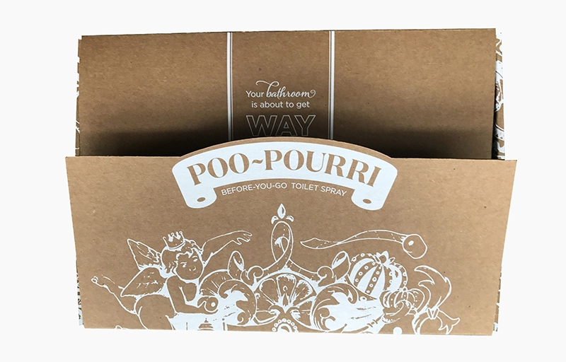 custom screen printed paper box, book mailer