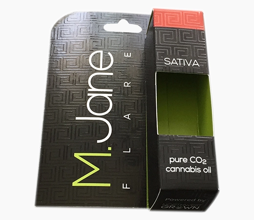 spot UV printed paper box