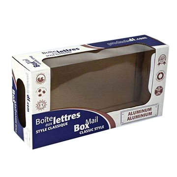 custom paper food box with clear window