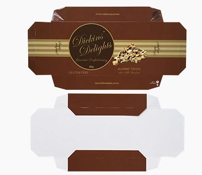 folding paper tray, lift off lid paper box, custom paper box, printed folding carton