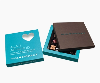 chocolate paper box with sleeves, custom printed paper box, paper printed box, custom paper box, food packaging box, food folding cartons