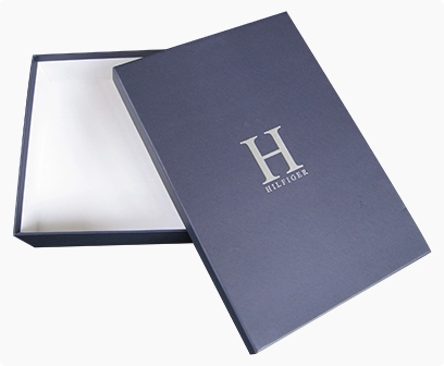 lift off lid rigid T-shirt box, rigid paper box