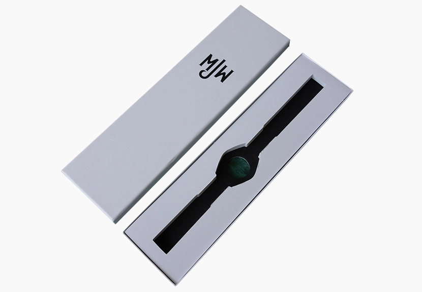 paper rigid box with eva foam insert for watch
