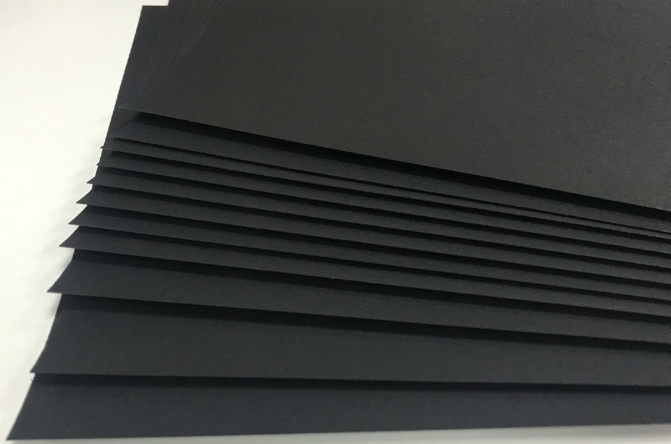 black specialty paper