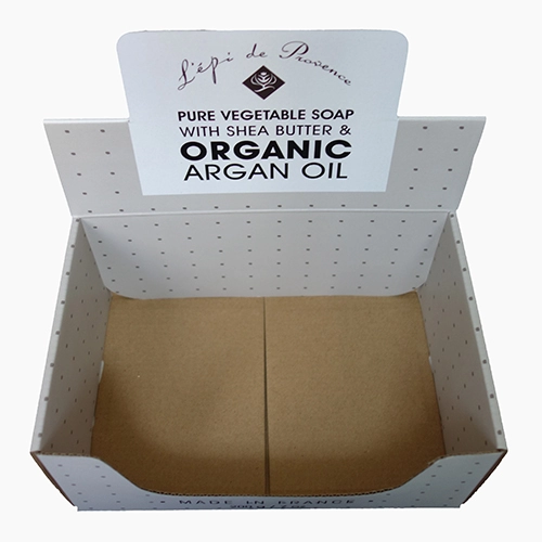 printed corrugated pdq, pop, pos display box, E flute corrugated printed box, microflute custom corrugated box, printed folding carton