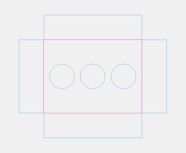 die cut paper box, corrugated die-cut box, corrugated display box