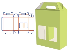 2 pack wine cartons, boxes, dieline templates for 2 pack wine cartons