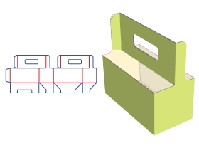 corrugated carrying boxes, paper carriers