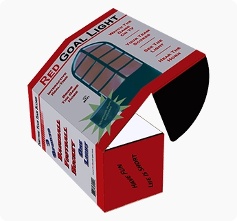 custom corrugated printed box