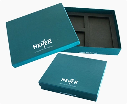 lift off lid rigid retail box with the EVA foam, retail packaging box, retail folding cartons