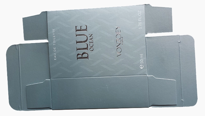 silver foil stamping paper box, printed paper box